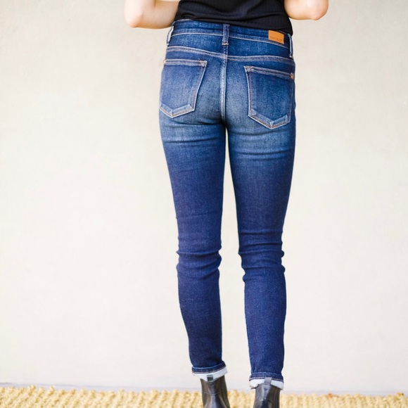 Judy Blue Tall Dark And Fabulous Skinny Jeans - Picture 2 of 5